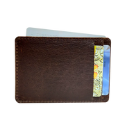 Pull-Up Buffalo Leather Slim Wallet