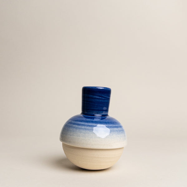 Glazed Ceramic Kinetic Bud Vase
