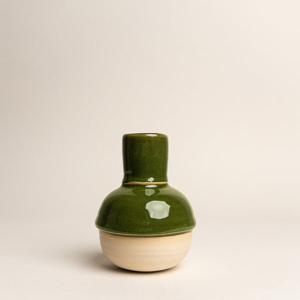 Glazed Ceramic Kinetic Bud Vase
