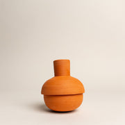 Glazed Ceramic Kinetic Bud Vase