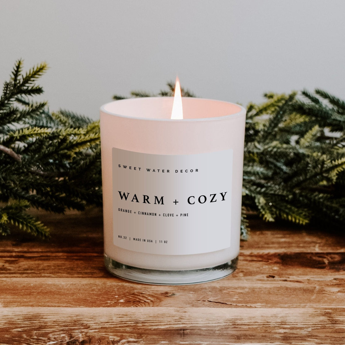 Warm + Cozy Soy Candle, 11 oz