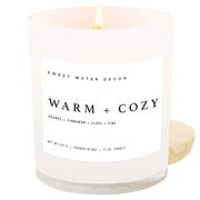 Warm + Cozy Soy Candle, 11 oz
