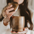 Antique Gold Bell Jar Holiday Soy Candle, 13.5 oz