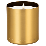 Gold Aluminum Soy Candle, Warm & Cozy, 10 oz