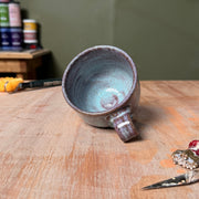 Wheel-Thrown Speckled Stoneware Teacup