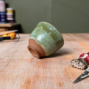 Wheel-Thrown Stoneware Espresso Cup Set