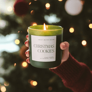 Christmas Cookies Soy Candle, Green Matte Jar, 15 oz