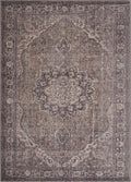 Sage Medallion Washable Area Rug