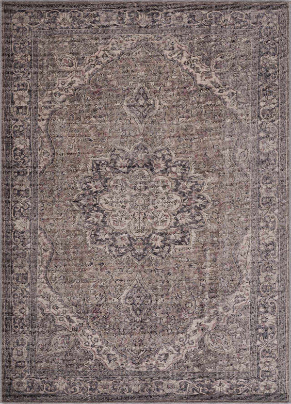 Sage Medallion Washable Area Rug