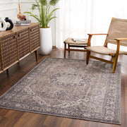 Sage Medallion Washable Area Rug
