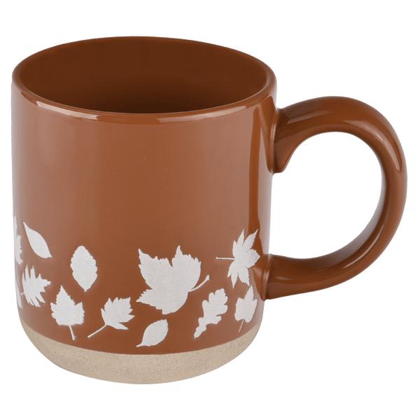 Fall Leaves Stoneware Coffee Mug, 14 oz