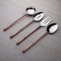 Copper-Handle Hostess Serving Set