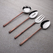 Copper-Handle Hostess Serving Set