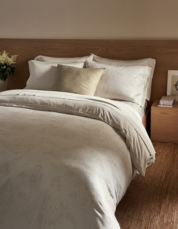 Cotton-Linen Blend Throw Pillow