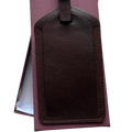 Full-Grain Leather Luggage Tag