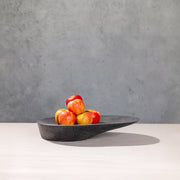 Asymmetric Matte Centerpiece Bowl — detail of finish and surface variation