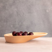 Asymmetric Matte Centerpiece Bowl — close-up of label and production detail