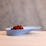 Asymmetric Matte Centerpiece Bowl — styled in a complete room vignette
