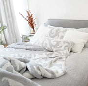 Reversible Double-Knit Patterned Throw – throws (view 12) | Roost & Roam