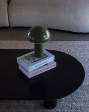 Dome-Shade Cordless Portable Table Lamp