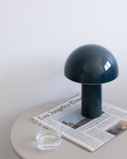 Dome-Shade Cordless Portable Table Lamp