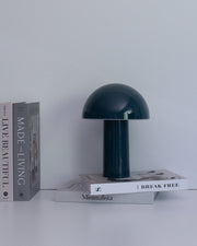 Dome-Shade Cordless Portable Table Lamp