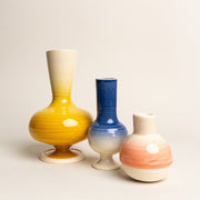 Glazed Ceramic Kinetic Bud Vase
