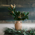 Handled Terracotta Amphora Vase