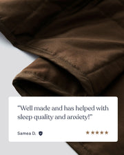 Weighted Cotton Throw Blanket