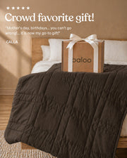 Weighted Cotton Throw Blanket