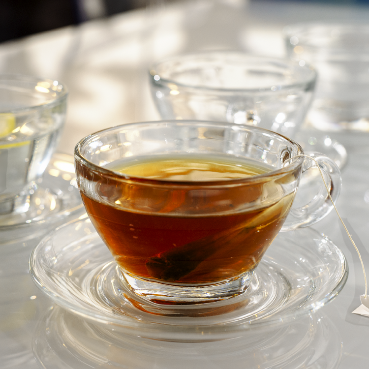 Clear Glass Latte Cup Set
