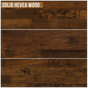 Solid Wood Platform Bed Frame — scale reference and proportion detail