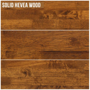 Solid Wood Platform Bed Frame — styled in a complete room vignette