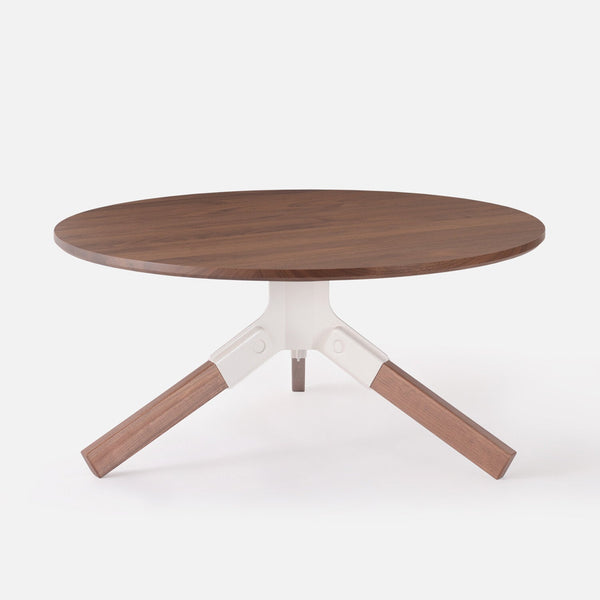 Solid Walnut Round Coffee Table