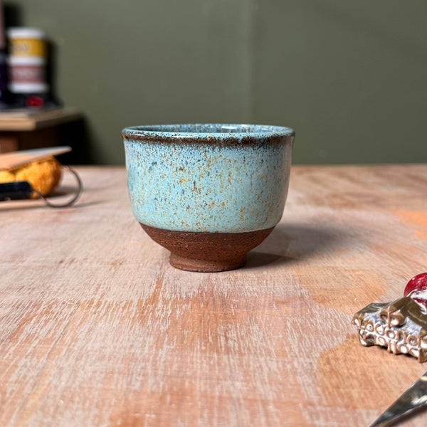Wheel-Thrown Stoneware Espresso Cup