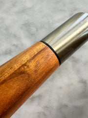 Acacia Wood Salt Pepper Grinder Set — packaging and unboxing view