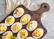 Engraved Wood Deviled Egg Serving Board