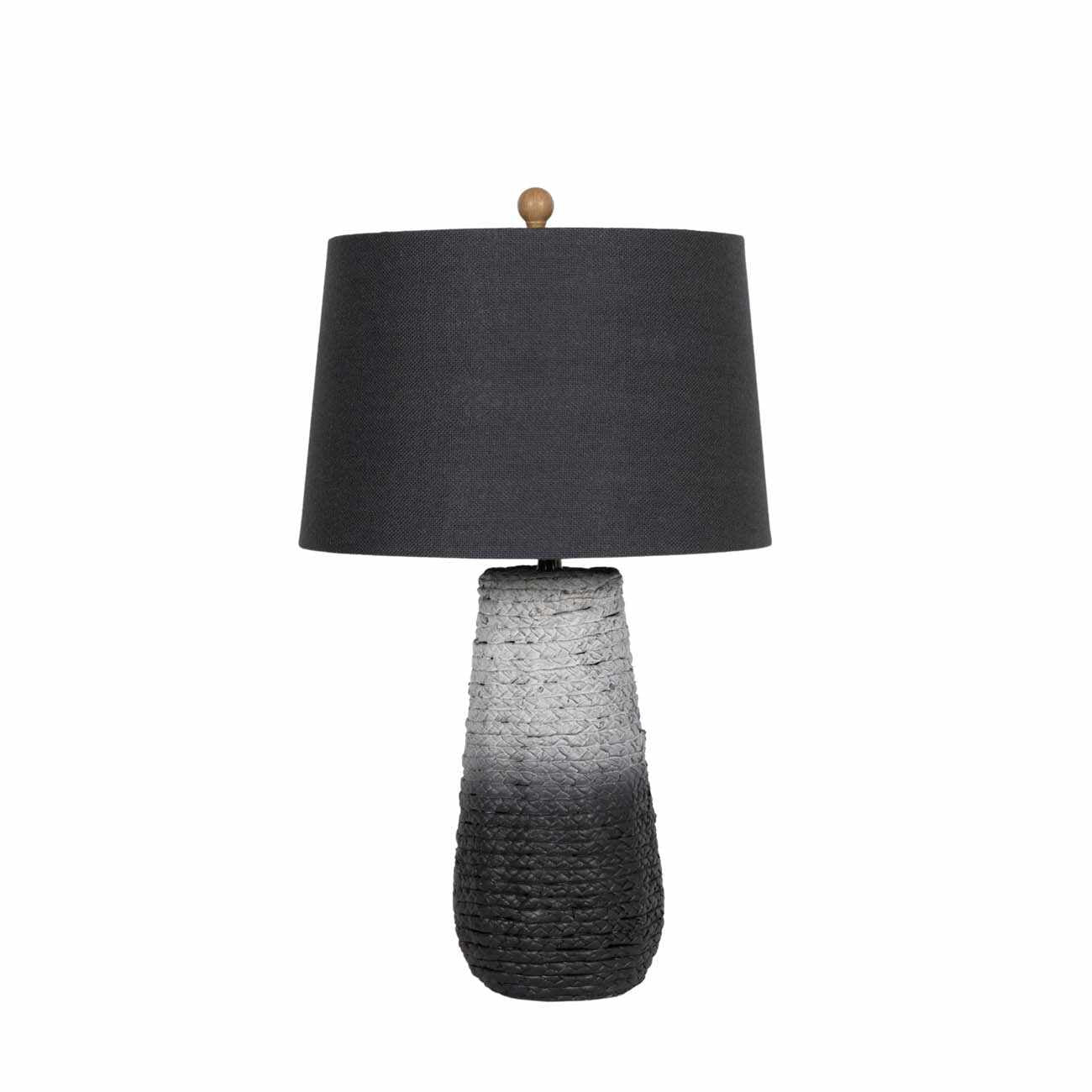 Dingras Pale Blue Jute Table Lamp