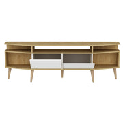 Wide-Wing Media Console TV Stand