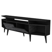 Wide-Wing Media Console TV Stand