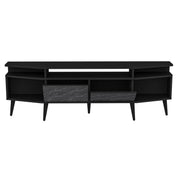 Wide-Wing Media Console TV Stand