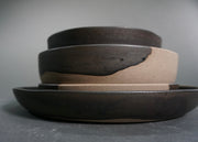 Two-Tone Glazed Stoneware Dinnerware Set
