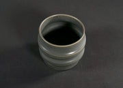 Ridged Ceramic Planter Set
