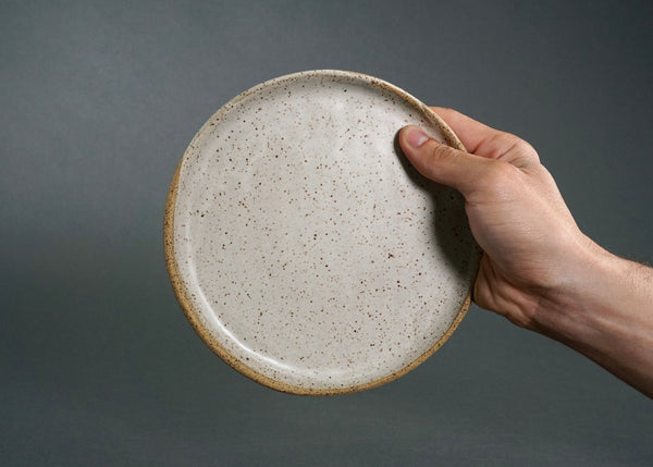 Speckled Stoneware Snack Tray