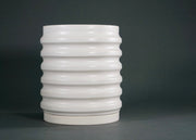 Ridged Ceramic Planter Set