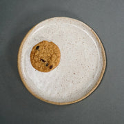 Speckled Stoneware Snack Tray