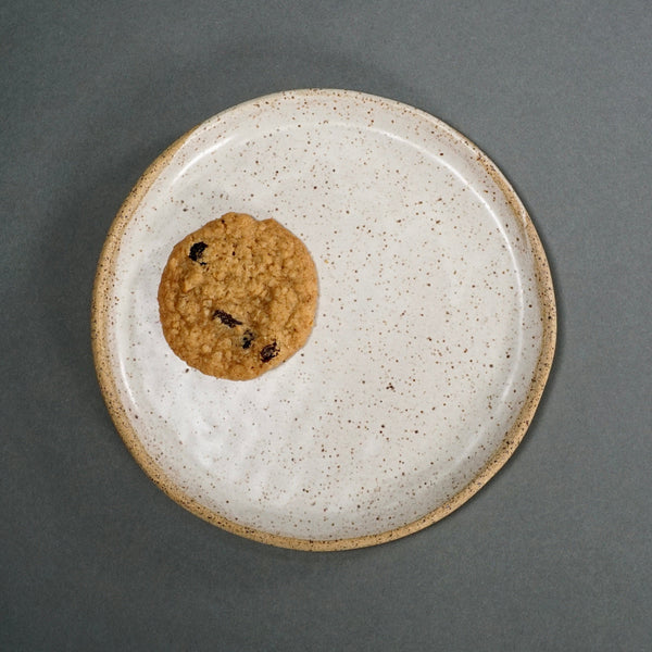 Speckled Stoneware Snack Tray