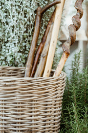 Natural Rattan Round Umbrella Stand