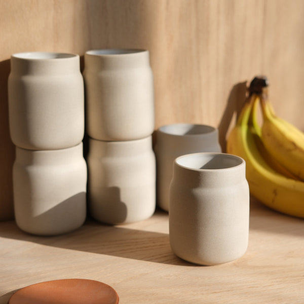Hand-Thrown Stoneware Tumbler Mug