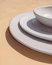 Matte Clay Oval Dinner Plate Set – plates (view 5) | Roost & Roam